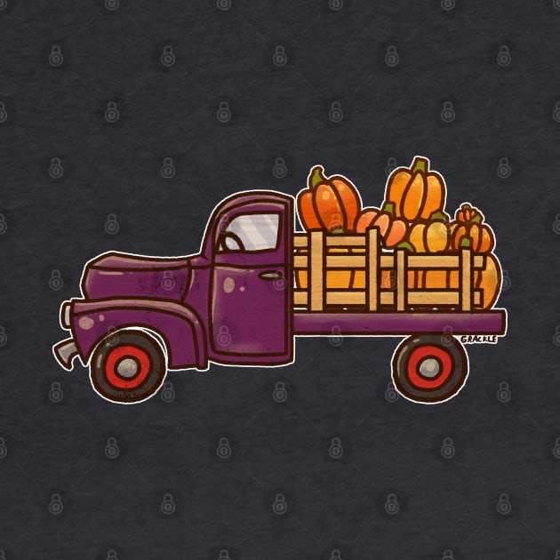 Pickup A Pumpkin! (Purple Version) by Jan Grackle